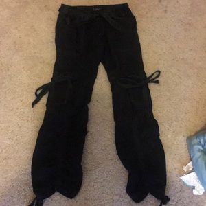 Black cargo pants